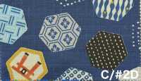 AP65102 일본풍 시원한 프린트 도비 (롤)[원단] COSMO TEXTILE 서브 사진