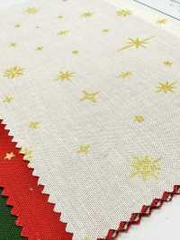 AP65802 Merry Christmas GOLD 프린트 광목 (롤)[원단] COSMO TEXTILE 서브 사진