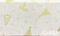 AP65802 Merry Christmas GOLD 프린트 광목 (롤)[원단] COSMO TEXTILE 서브 사진