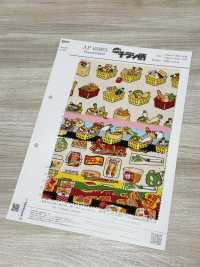 AP65903 산재 무늬 프린트 옥스포드 (원통 رول)[원단] COSMO TEXTILE 서브 사진