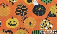 SP6515 HAPPY HALLOWEEN 프린트 광목 (통롤)[원단] COSMO TEXTILE 추가 이미지
