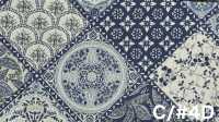 SP6580 오버다이 플라워 프린트 광목 (롤)[원단] COSMO TEXTILE 추가 이미지