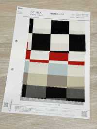 SP6600 체커무늬 프린트 옥스포드 (롤)[원단] COSMO TEXTILE 서브 사진