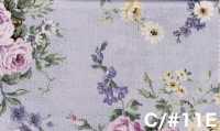 RU2530 RURU BOUQUET Rose Wreath 프린트 광목 (롤)[원단] COSMO TEXTILE 추가 이미지