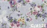RU2530 RURU BOUQUET Rose Wreath 프린트 광목 (롤)[원단] COSMO TEXTILE 추가 이미지