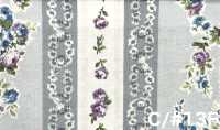 RU2530 RURU BOUQUET Rose Wreath 프린트 광목 (롤)[원단] COSMO TEXTILE 추가 이미지