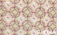 RU2530 RURU BOUQUET Rose Wreath 프린트 광목 (롤)[원단] COSMO TEXTILE 추가 이미지