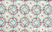 RU2530 RURU BOUQUET Rose Wreath 프린트 광목 (롤)[원단] COSMO TEXTILE 추가 이미지