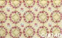 RU2530 RURU BOUQUET Rose Wreath 프린트 광목 (롤)[원단] COSMO TEXTILE 추가 이미지