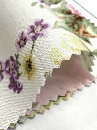 RU2530 RURU BOUQUET Rose Wreath 프린트 광목 (롤)[원단] COSMO TEXTILE 추가 이미지