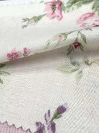RU2530 RURU BOUQUET Rose Wreath 프린트 광목 (롤)[원단] COSMO TEXTILE 추가 이미지