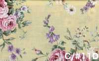 RU2530 RURU BOUQUET Rose Wreath 프린트 광목 (롤)[원단] COSMO TEXTILE 추가 이미지