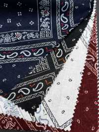 5026-310-1 반다나 크로스오프 멜빵 클립 다색 반다나 무늬[원단] 홋코(HOKKOH) 서브 사진