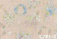 850624 스케어 미표백 코튼 루루디로망 앤티크 부케[원단] VANCET 추가 이미지