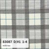 83087 21w 코듀로이 타탄 체크[원단] VANCET 추가 이미지