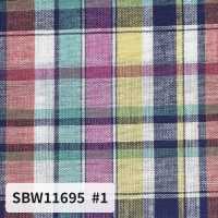 SBW11695 C/L 마드라스 체크[원단] SHIBAYA 추가 이미지