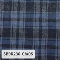 SB9R236 오가닉 셔링 체크[원단] SHIBAYA 추가 이미지