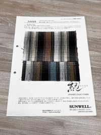 14449 다발-KASE- 10수 스펙 슬러브 트윌 섀도우 타탄 체크[원단] SUNWELL 추가 이미지