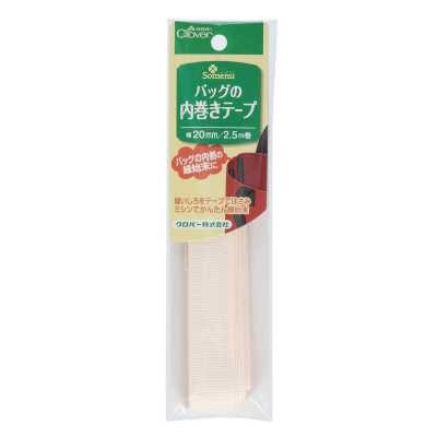 26414 백 안쪽 감기 테이프 베이지