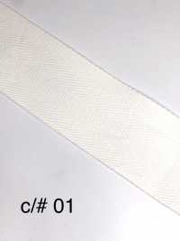 SIC-135 코튼 헤링본 테이프 (1.0 mm 두께)[리본 테이프 코드] SHINDO(SIC) 서브 사진