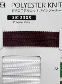 SIC-2303 폴리 에스테르 니트 접밴드[리본 테이프 코드] SHINDO(SIC) 서브 사진