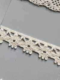 SIC-7323 유기농 코튼 토션 레이스/ 10mm SHINDO(SIC) 서브 사진