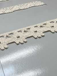 SIC-7323 유기농 코튼 토션 레이스/ 10mm SHINDO(SIC) 서브 사진