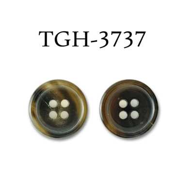 TGH3737 오리지널 물소 4구멍 단추