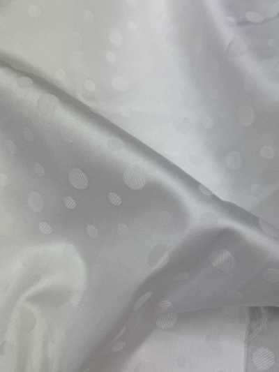 1090 예복 전용 허리 안감 문양 새틴 흰색
