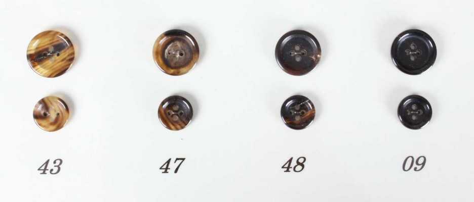 WT481 수트·재킷용 천연 물소 단추