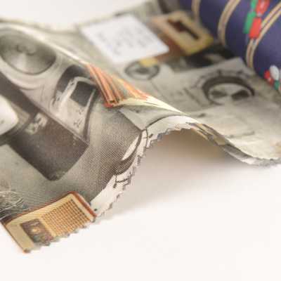 URJ-051 이탈리아제 안감 큐플라 100% 프린트 안감 클래식 뮤직 무늬 TCS 서브 사진