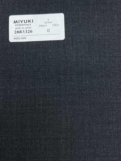 2MK1326 26SS MIYUKI 생지 ESSENTIALS ACTIVA 차콜 그레이 무지
