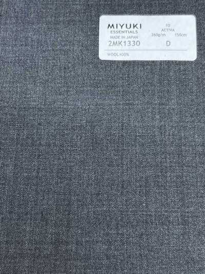 2MK1330 26SS MIYUKI 원단 MIYUKI 에센셜즈 ESSENTIALS ACTIVA 미디엄그레이 무지
