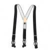 SR-BLACK SR-BLACK 서스펜더 EXCY 브레이시즈 블랙 무지 2in1 35mm 엘라스틱