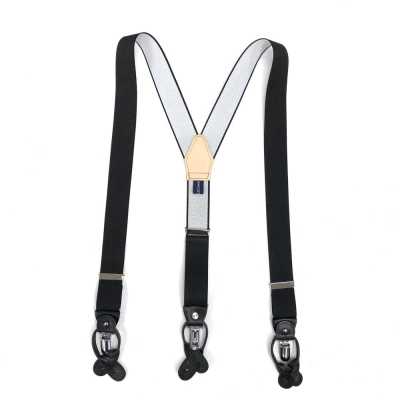 SR-BLACK SR-BLACK 서스펜더 EXCY 브레이시즈 블랙 무지 2in1 35mm 엘라스틱