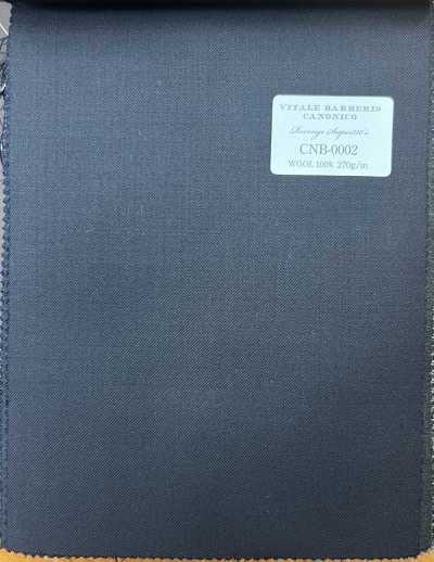 CNB0002 CANONICO 스테디셀러 Super150's REVENGE 짙은 남색 무지