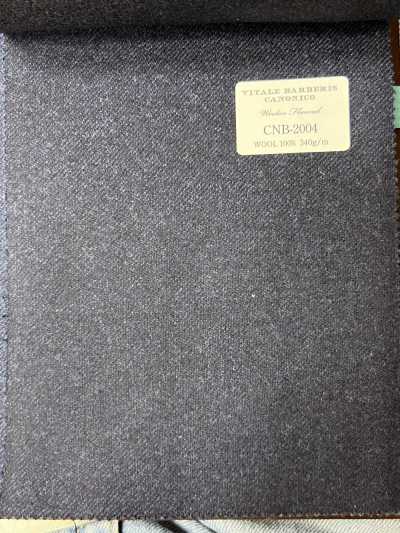 CNB2004 CANONICO(카노니코) 스테디셀러 울 플란넬 네이비 무지