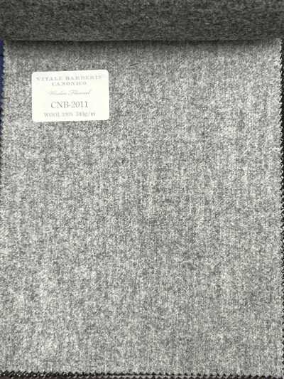 CNB2011 CANONICO(카노니코) 스테디셀러 울 플란넬 라이트그레이 무지