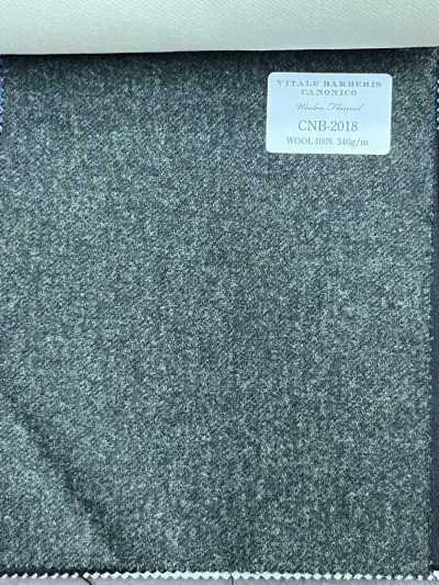 CNB2018 CANONICO(카노니코) 스테디셀러 울 플란넬 다크그레이 무지
