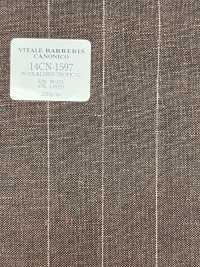 14CN1597 CANONICO 21 micron Wool & Linen 스트라이프 브라운[원단] CANONICO 서브 사진
