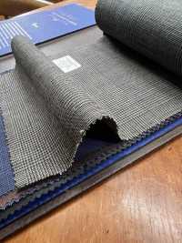 14CN1595 CANONICO 21 micron Wool & Linen 체크무늬 브라운[원단] CANONICO 서브 사진