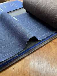 14CN1598 CANONICO 21 micron Wool & Linen 블루 브라운[원단] CANONICO 서브 사진