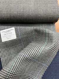 54CN5116 CANONICO TRADITIONAL WORSTED 21μ 프린스 오브 웨일즈 체크무늬 그레이[원단] CANONICO 서브 사진