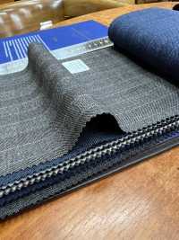 54CN5120 CANONICO TRADITIONAL WORSTED 21μ 얼터 스트라이프 얇은 차[원단] CANONICO 서브 사진