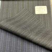 56455-14 25SS BEST SELECTION 【N-STRETCH】 에누 스트레치 블랙 얼터네이트 스트라이프[원단] 쿠니시마 주식회사 서브 사진