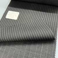 02421-10 25SS BEST SELECTION 【traditional fabric】초크 스트라이프 블랙[원단] 쿠니시마 주식회사 서브 사진