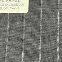 95406-28 25SS BEST SELECTION 【FANCY WORSTED】팬시 우스테드 짙은 감초크 스트라이프[원단] 쿠니시마 주식회사 서브 사진