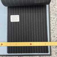 02417-25 25SS BEST SELECTION 【FANCY WORSTED】팬시 우스테드 트리플 스트라이프 짙은 감색[원단] 쿠니시마 주식회사 서브 사진