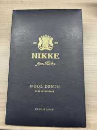 NMAFD009-81 NIKKE 니케 WOOL DENIM 블랙 무지 실 120 실[원단] 니케 서브 사진