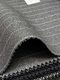 59542-49 25AW HERDREX 【MOKUORI】 목오리 그레이 펜슬 스트라이프 데오도란트 울[원단] 쿠니시마 주식회사 서브 사진